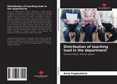 Distribution of teaching load in the department