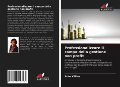 Professionalizzare il campo della gestione non profit - Killian, Eshe