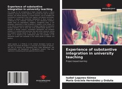 Experience of substantive integration in university teaching - Lagunes-Gómez, Isabel;Hernandez y Orduña, Maria Graciela