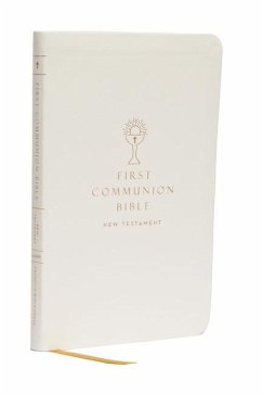 Nabre, New American Bible, Revised Edition, Catholic Bible, First Communion Bible: New Testament, Leathersoft, White - Catholic Bible Press