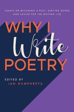 Cover Why I Write Poetry