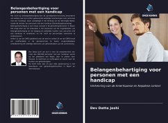 Belangenbehartiging voor personen met een handicap - Joshi, Dev Datta