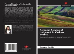 Personal Service of Judgment in Various Events - Carrillo, Consuelo