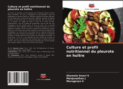 Culture et profil nutritionnel du pleurote en huître - S, Shymala Gowri;J, Manjunathan;S, Murugesan