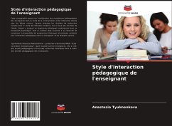 Style d'interaction pédagogique de l'enseignant - Tyulmenkova, Anastasia