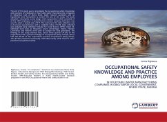 OCCUPATIONAL SAFETY KNOWLEDGE AND PRACTICE AMONG EMPLOYEES - Righteous, Innime