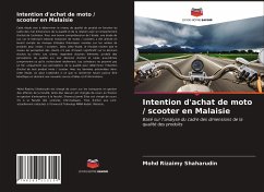 Intention d'achat de moto / scooter en Malaisie - Shaharudin, Mohd Rizaimy