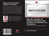 Rôle des activités de relations publiques pour maintenir la réputation de l'entreprise