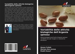 Variabilità delle attività biologiche dell'Argania spinosa - Falleh, Hanen; Ben Jemaa, Mariem; Ksouri, Riadh