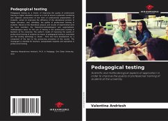 Pedagogical testing - Andriesh, Valentina