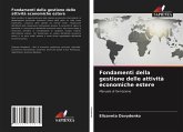 Fondamenti della gestione delle attività economiche estere