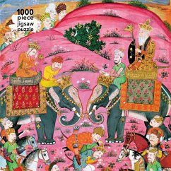 Adult Jigsaw Puzzle: Persian Heroes by Indian School (16th Century)