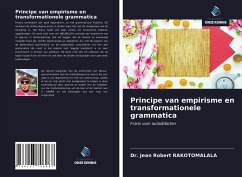 Principe van empirisme en transformationele grammatica - RAKOTOMALALA, Dr. Jean Robert