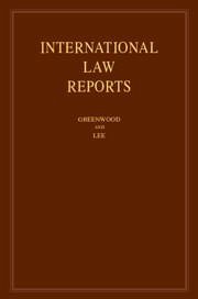 International Law Reports: Volume 196