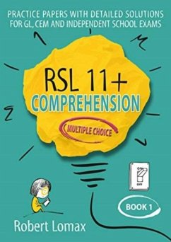 Cover RSL 11+ Comprehension, Multiple Choice