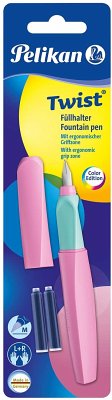 Cover Pelikan Füllhalter Twist, Sweet Lilac, Feder M, universell für Rechts- und Linkshänder Blister