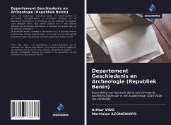 Departement Geschiedenis en Archeologie (Republiek Benin) - Vido, Arthur;Azongnikpo, Martinien