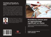 Procédures actives pour un apprentissage significatif en classe