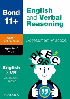 11+: Bond 11+ CEM English & Verbal Reasoning Assessment Papers 9-10 Years - Hughes, Michellejoy; Bond 11+