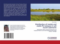 Distribution of metals and stable Pb isotopes in salt marsh sediments - Cesário, Rute