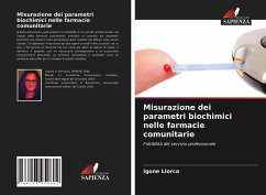 Cover Misurazione dei parametri biochimici nelle farmacie comunitarie