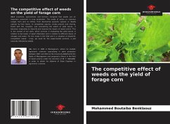 The competitive effect of weeds on the yield of forage corn - Boutaiba Benklaouz, Mohammed