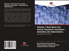 Classe I HLA dans les tissus humains normaux : données de laboratoire. - García-Ruano, Ana Belén;Martín-Alcolea, María Amparo;García-Chileme, Soledad