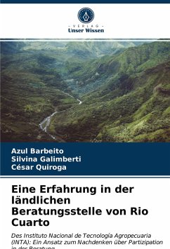 Eine Erfahrung in der ländlichen Beratungsstelle von Rio Cuarto - Barbeito, Azul;Galimberti, Silvina;Quiroga, César