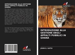 INTRODUZIONE ALLA GESTIONE DEGLI APPALTI PUBBLICI IN GHANA - Gatsi, John G.