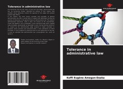 Tolerance in administrative law - Amegan-Dzaka, Koffi Eugène