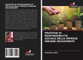 PRATICHE DI RESPONSABILITÀ SOCIALE DELLE IMPRESE INDIANE SELEZIONATE