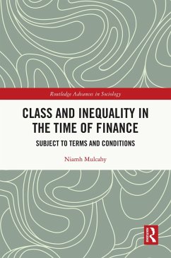 Cover Class and Inequality in the Time of Finance (eBook, PDF)