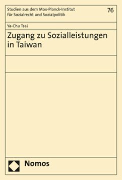 Zugang zu Sozialleistungen in Taiwan - Tsai, Ya-Chu