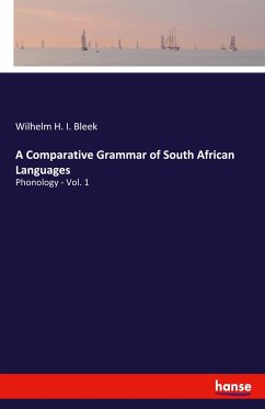 A Comparative Grammar of South African Languages - Bleek, Wilhelm H. I.