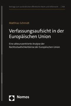 Verfassungsaufsicht in der Europäischen Union - Schmidt, Matthias