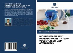 BIOPHARMAZIE UND PHARMAKOKINETIK -VIVA VOCE FRAGEN UND ANTWORTEN - Ramakrishnan, Sivakumar