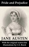 Pride and Prejudice (with the original watercolor illustrations by C.E. Brock) (eBook, ePUB)