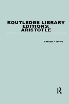 Cover Routledge Library Editions: Aristotle (eBook, PDF)
