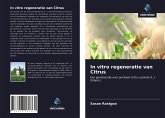 In vitro regeneratie van Citrus