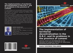 The implementation of territorial decentralization in the D.R.C. and its problems in the province of Lomami - Kasongo Malango, André