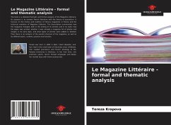 Le Magazine Littéraire - formal and thematic analysis - Krápová, Tereza