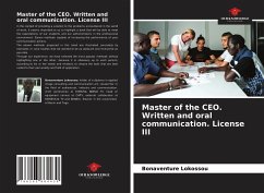 Master of the CEO. Written and oral communication. License III - Lokossou, Bonaventure