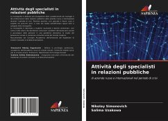 Attività degli specialisti in relazioni pubbliche - Simonovich, Nikolay;Uzakowa, Salima