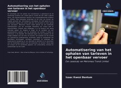 Automatisering van het ophalen van tarieven in het openbaar vervoer - Bentum, Isaac Kwesi