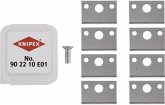 KNIPEX Ersatz-Klingen f. 90 22 10 BK (8x)