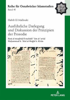 Ausführliche Darlegung und Diskussion der Prinzipien der Prosodie - El Mallouki, Habib