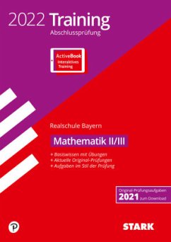 Cover STARK Training Abschlussprüfung Realschule 2022 - Mathematik II/III - Bayern