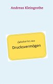 Gelockertes aus Drucksvermögen (eBook, ePUB)