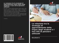 La relazione tra le strategie di apprendimento delle lingue degli studenti e i loro stili di pensiero utilizzati - N., Nasukhah