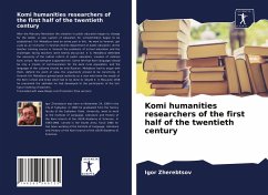 Komi humanities researchers of the first half of the twentieth century - Zherebtsov, Igor